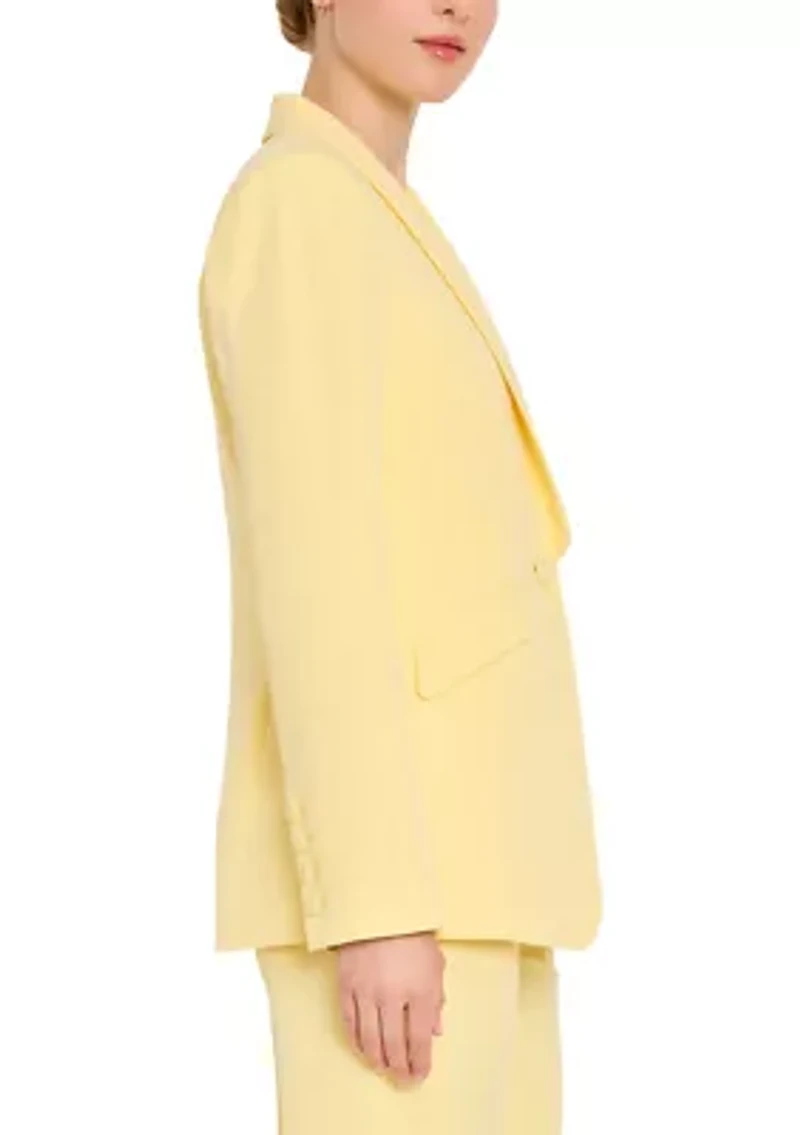 Women's One Button Blazer