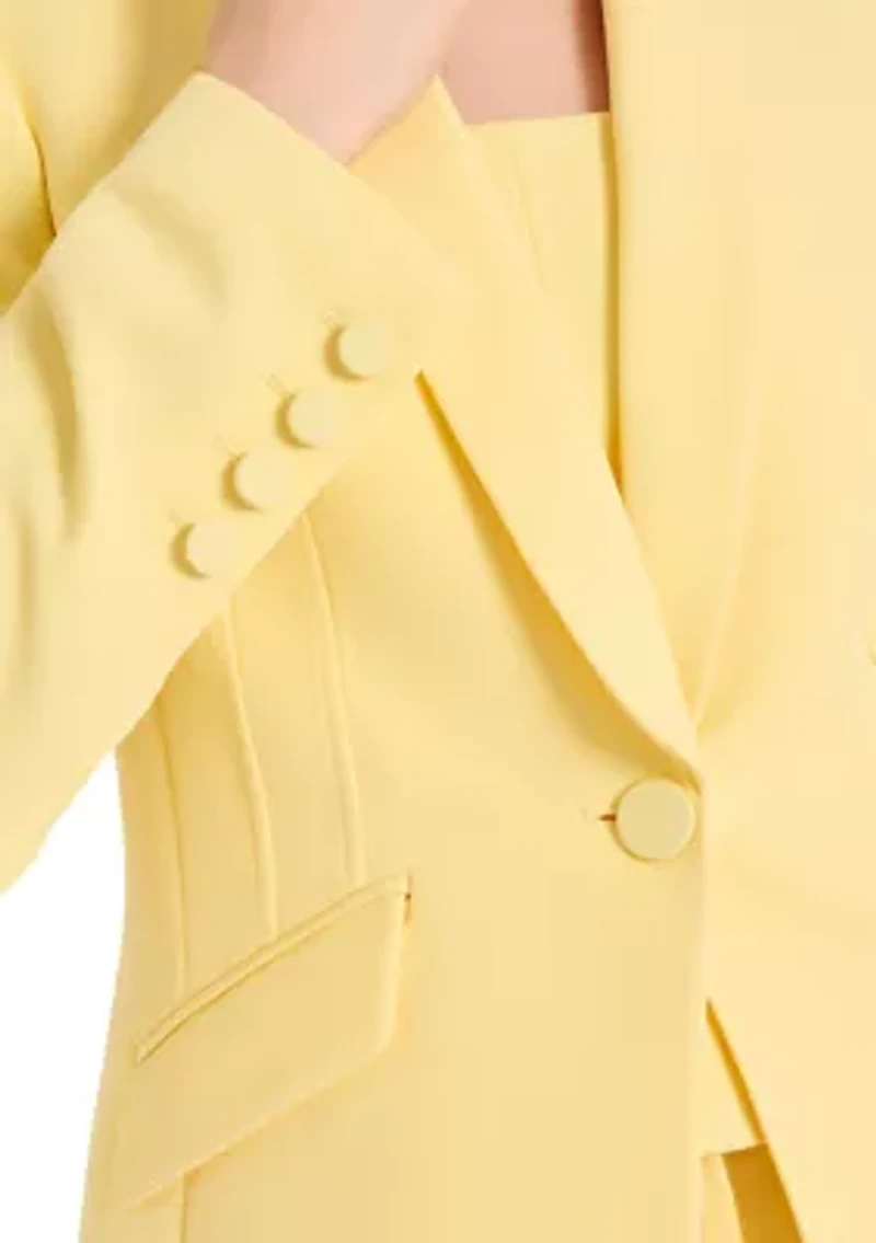 Women's One Button Blazer