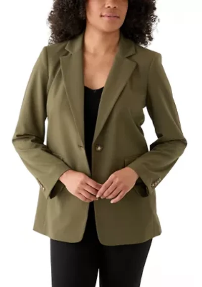 Women's Woven Long Suit Separate Jacket