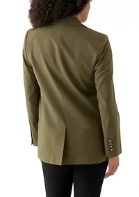 Women's Woven Long Suit Separate Jacket