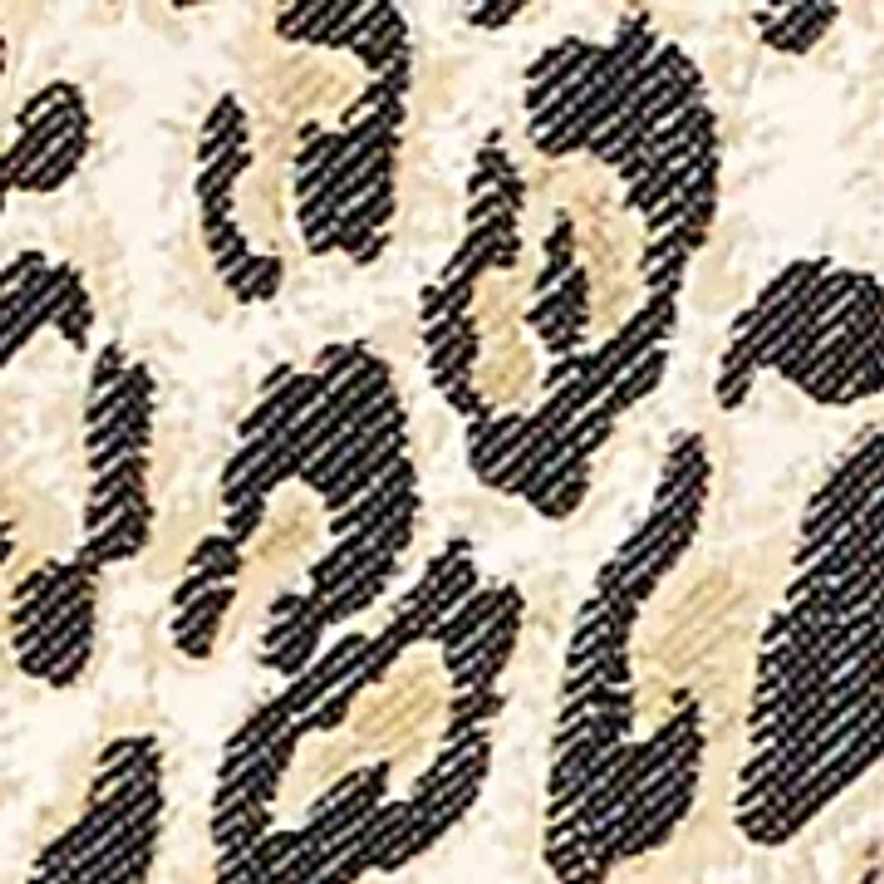 Women's Single Button Notch Collar Jacquard Blazer