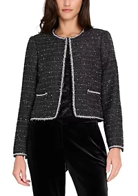 Women's Long Sleeve Open Front Jacket