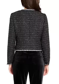 Women's Long Sleeve Open Front Jacket