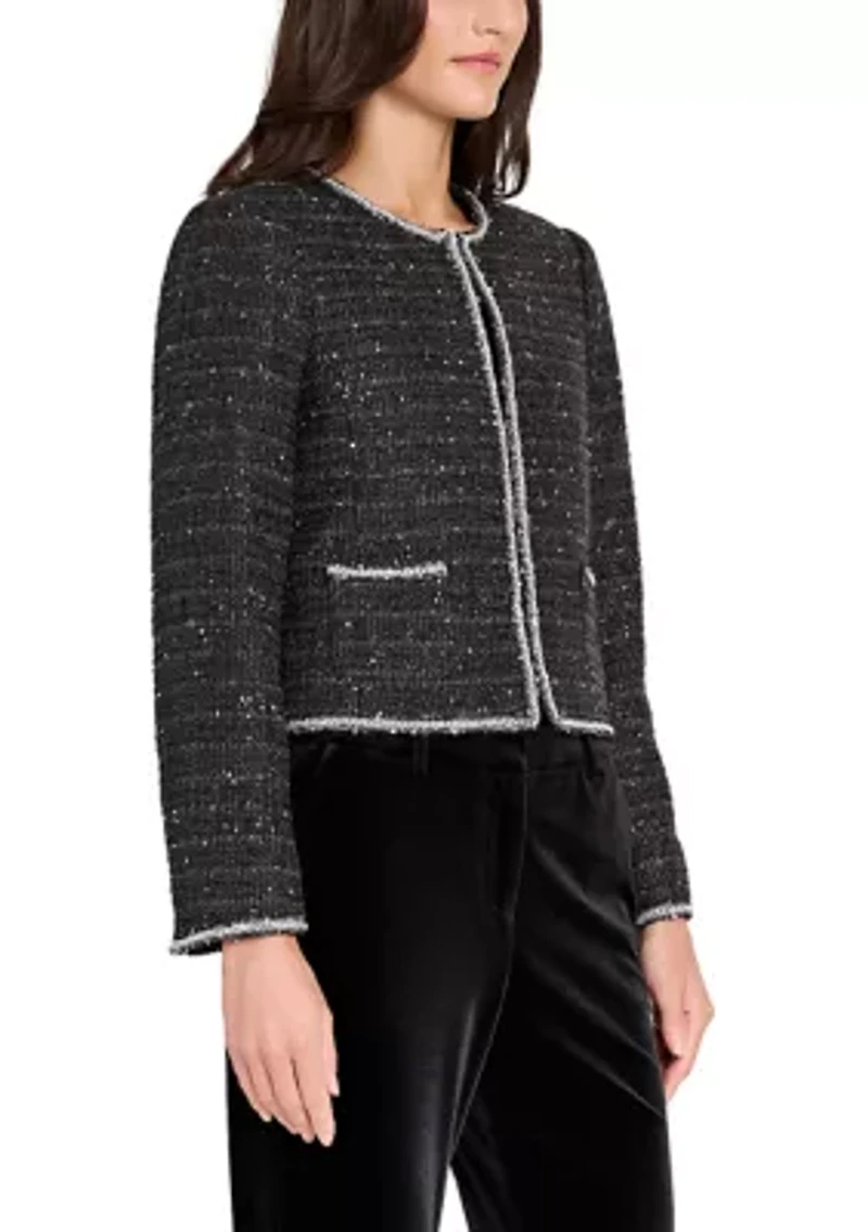 Women's Long Sleeve Open Front Jacket