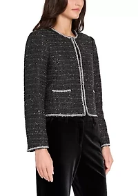 Women's Long Sleeve Open Front Jacket