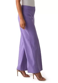 Women's Wide Leg Crepe Pants