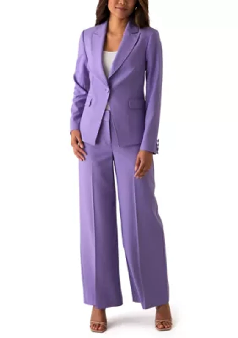 Women's Wide Leg Crepe Pants