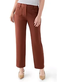 Women's Solid Pointe Wide Leg Pant