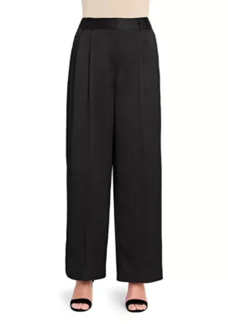 Women's Wide Leg Satin Pant