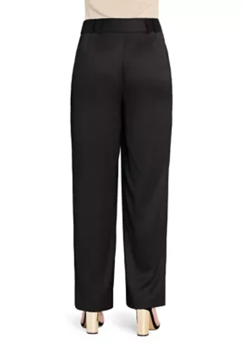Women's Wide Leg Satin Pant