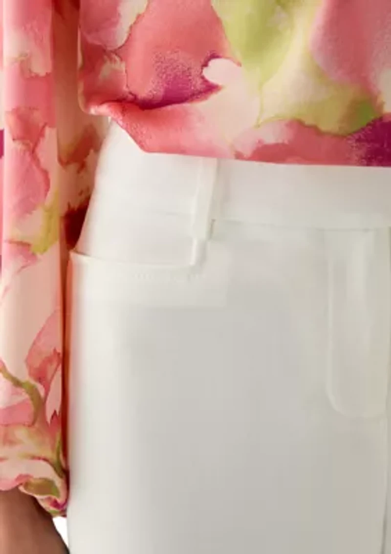 Petite Bi-Stretch Pants