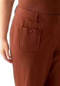 Plus Ponte Wide-Leg Pants