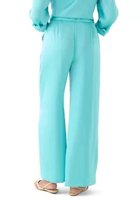 Women's Satin Wide Leg Pants