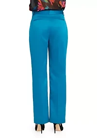 Women's Slim Leg Satin Pants