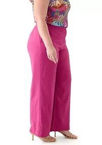 Plus Crepe Pants