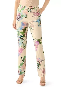 Women's Floral Slim Pants