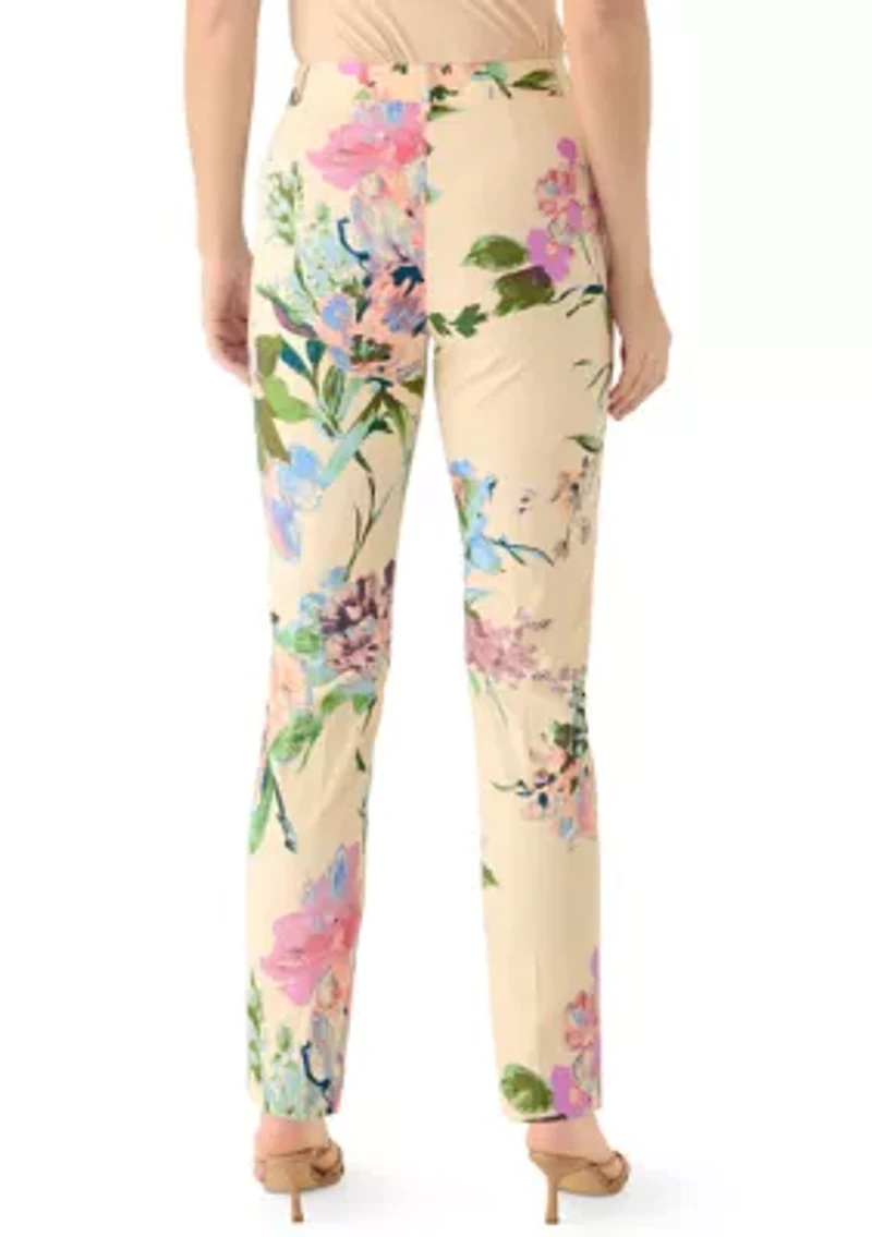 Women's Floral Slim Pants