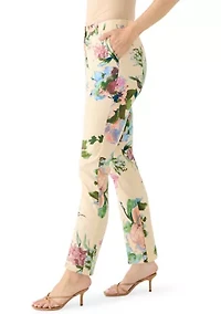 Women's Floral Slim Pants