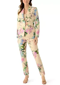 Women's Floral Slim Pants