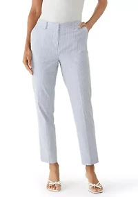 Women's Seersucker Slim Pants