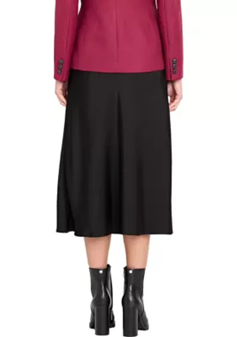 Women's Satin Long Skirt