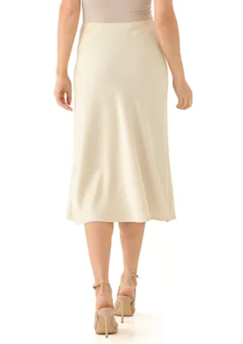 Women's Satin Long Skirt