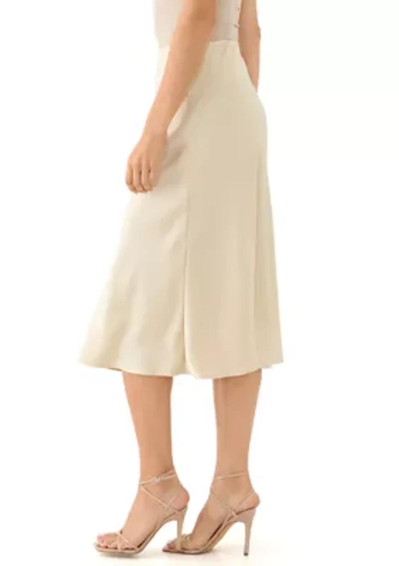 Women's Satin Long Skirt