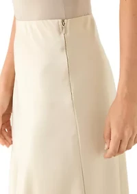 Women's Satin Long Skirt