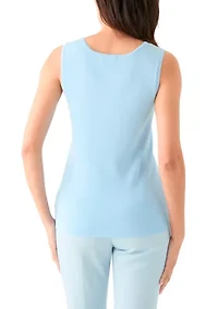 Petite Sleeveless Knit Top