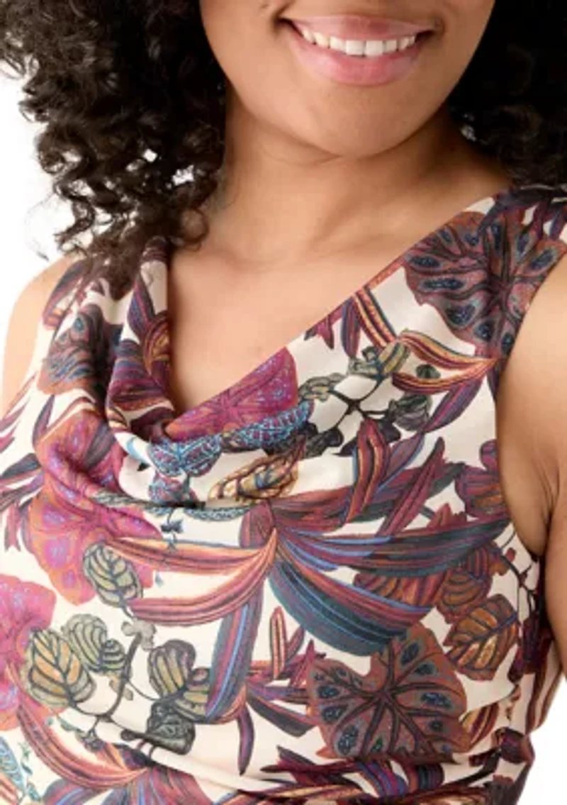 Women's Cowl Neck Knit Top