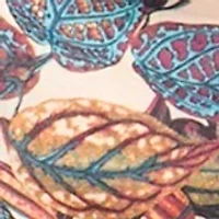 Plus Printed Cowl Neck Blouse