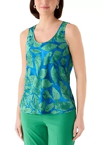 Women's Sleeveless Floral Tank Top