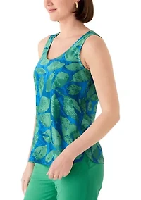 Women's Sleeveless Floral Tank Top