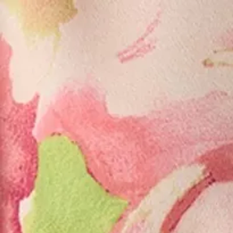 Petite Blouson Sleeve Floral Satin Blouse