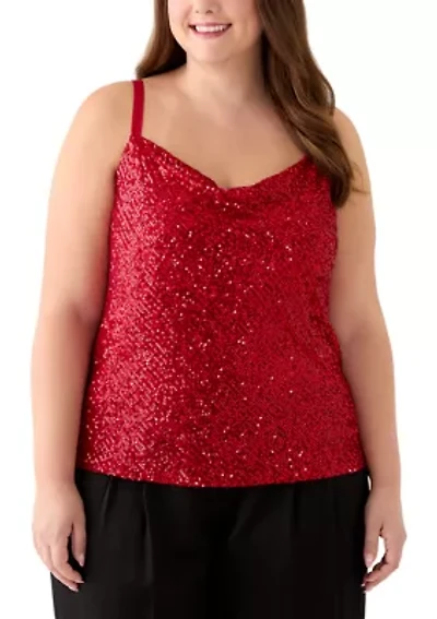 Plus Sequin Tank