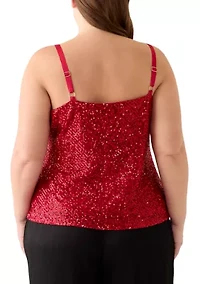 Plus Sequin Tank