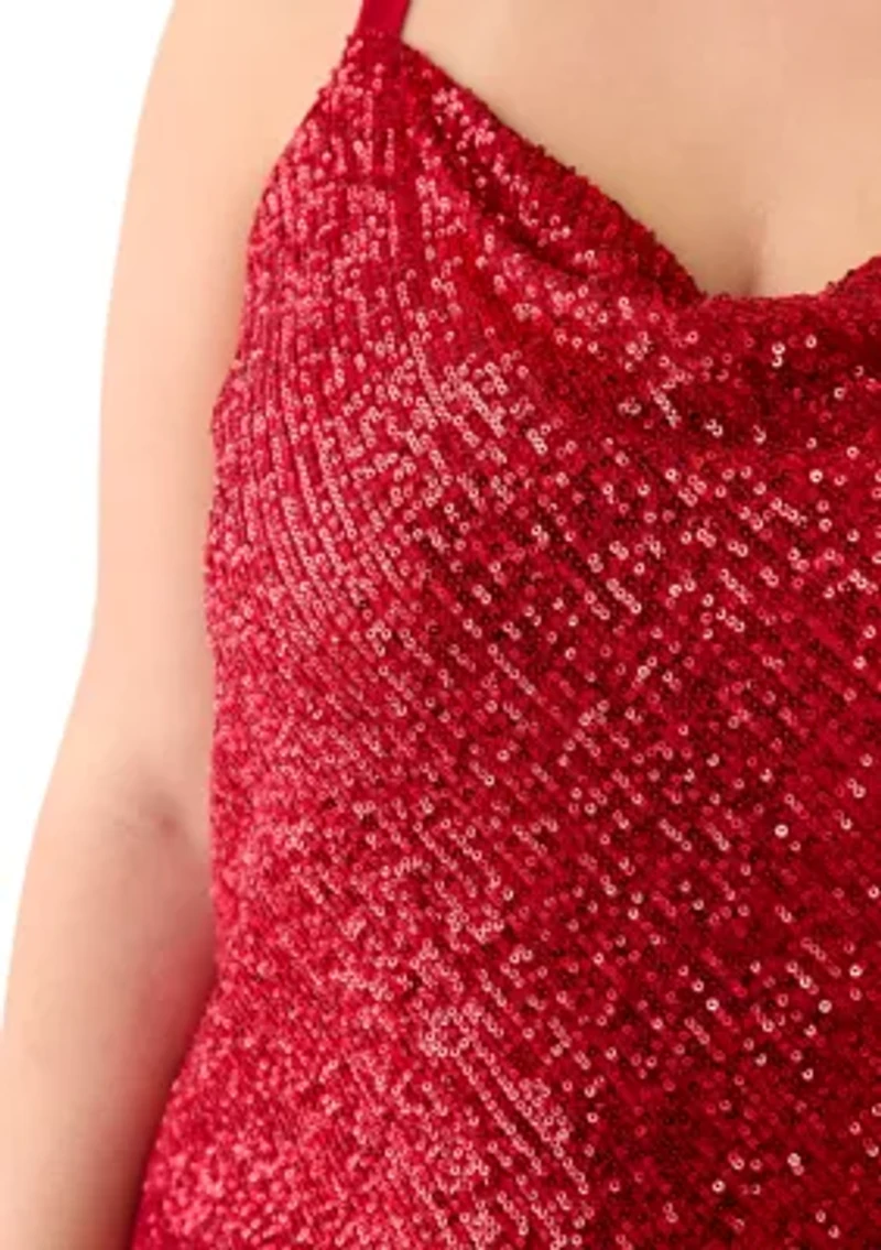Plus Sequin Tank