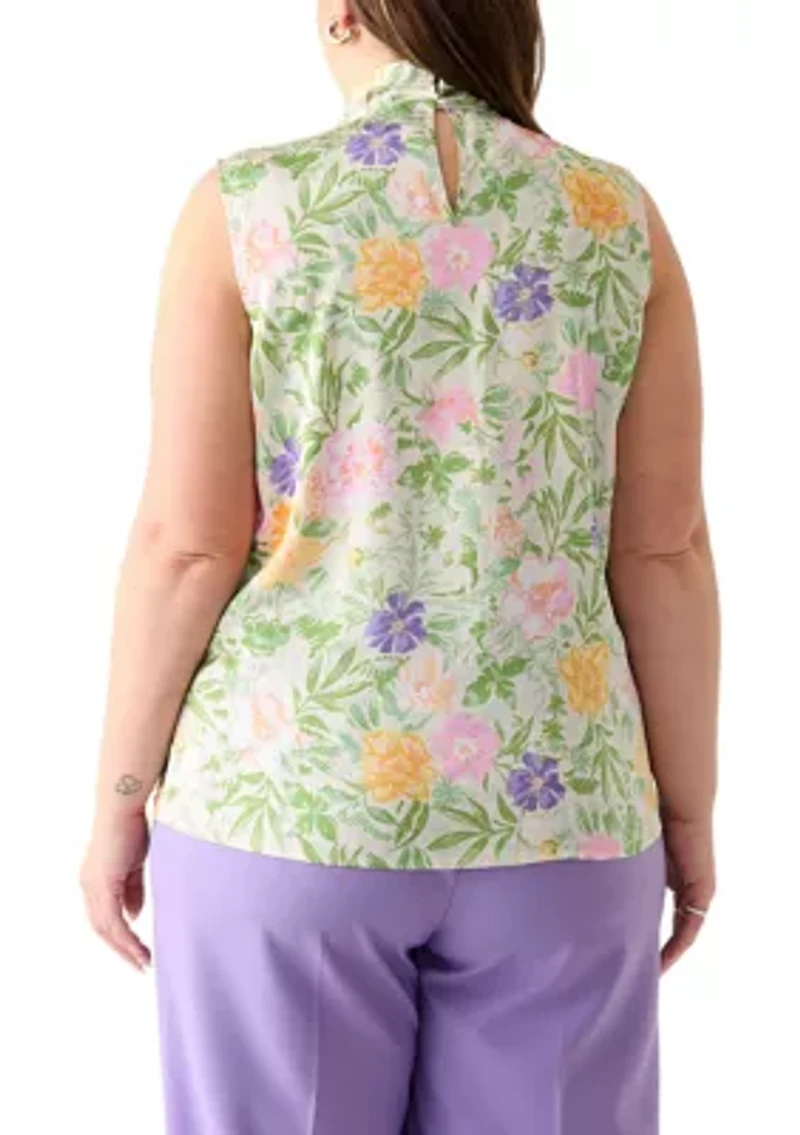 Plus Bow Blouse