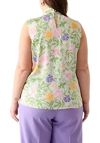 Plus Bow Blouse