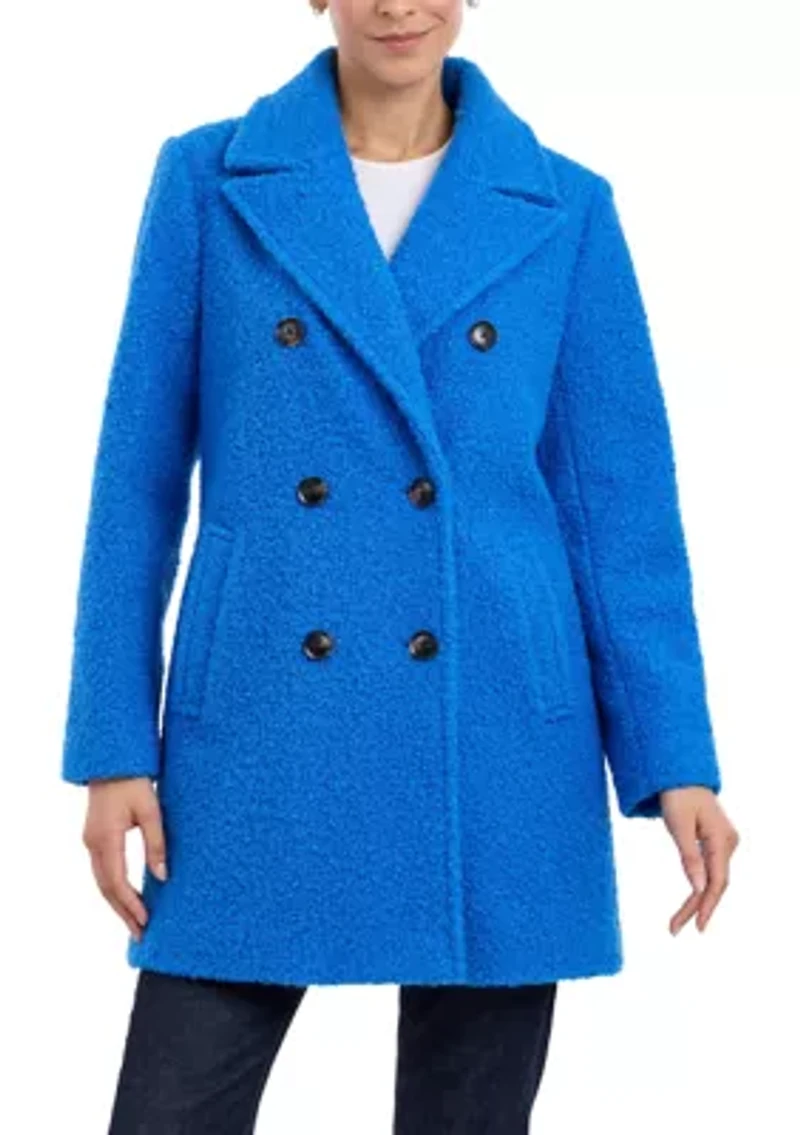 Women's Double Breasted Mid Length Wool Coat