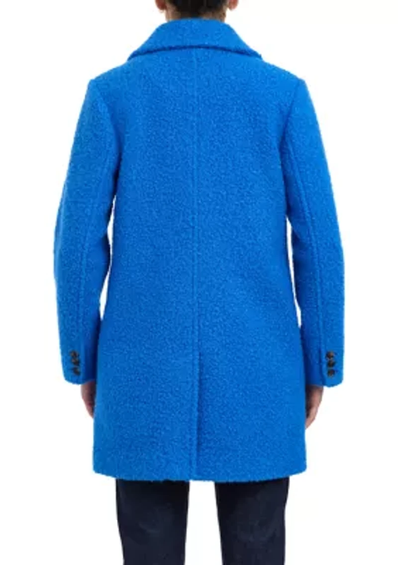 Women's Double Breasted Mid Length Wool Coat