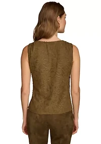 Women's Sleeveless Novelty Blouse