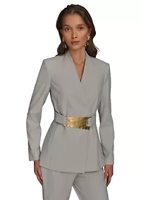Women's Novelty Belted Jacket