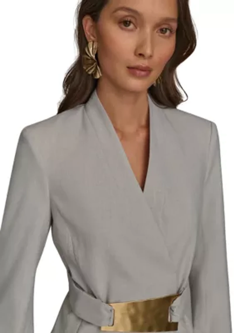 Women's Novelty Belted Jacket