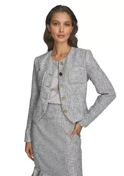 Women's Novelty Button Front Jacket