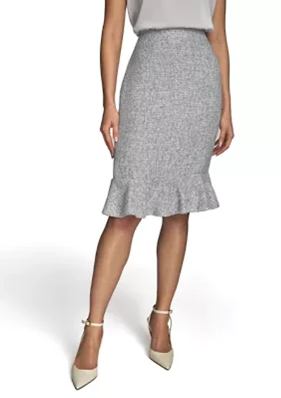 Women's Novelty Peplum Hem Skirt