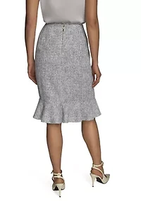 Women's Novelty Peplum Hem Skirt