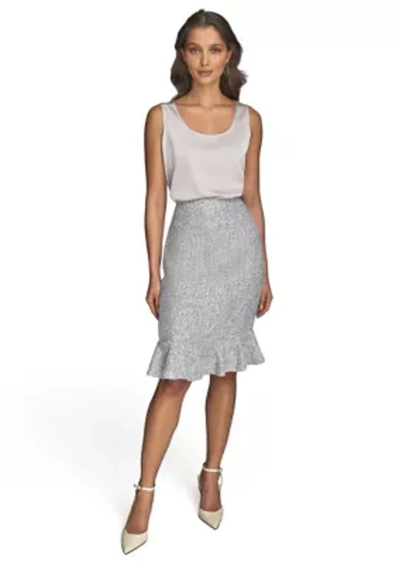 Women's Novelty Peplum Hem Skirt