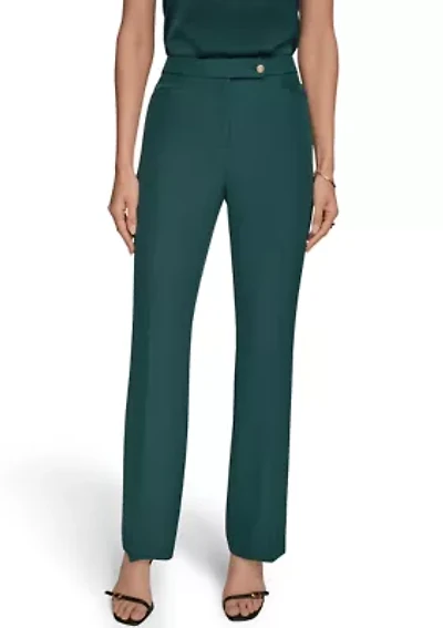 Woman's High-Rise Straight Leg Suit Pants