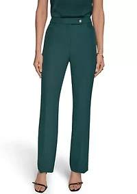 Woman's High-Rise Straight Leg Suit Pants